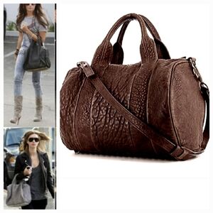 Alexander Wang Rocco limitted edition leather Duffel satchel crossbody bag